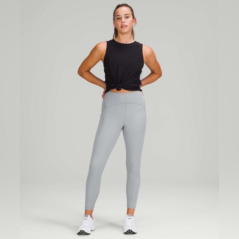 Lululemon Power Thru High-Rise Tight 25" – Rhino Grey – 2